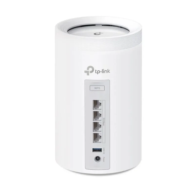 Wireless Router-TP-LINK-Wireless Access Point - Router-3-pack-9300 Mbps-Mesh-Wi-Fi 7-USB 3.0-4x2.5GbE-LAN \\ WAN ports 4-Number