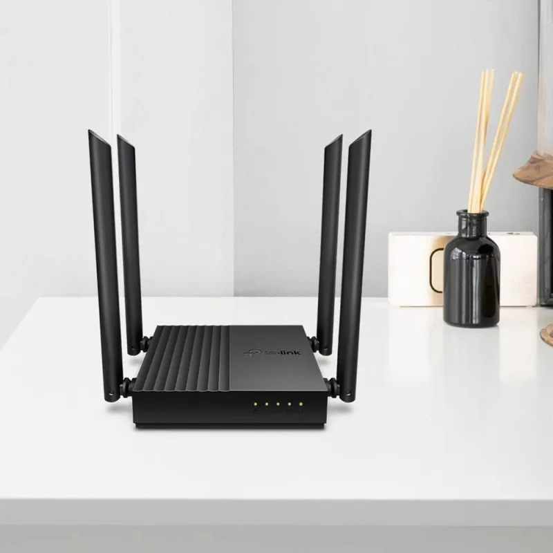 Wireless Router-TP-LINK-Wireless Router-1200 Mbps-1 WAN-4x10-100-1000M-ARCHERA64