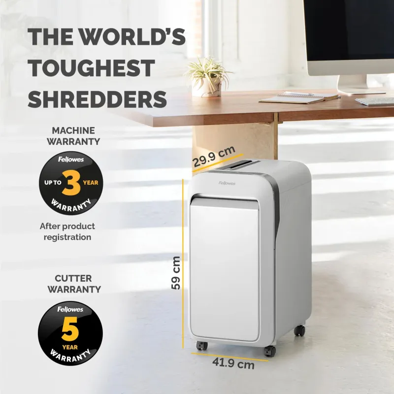 Shredder powershred lx221-white 5050501 fellowes