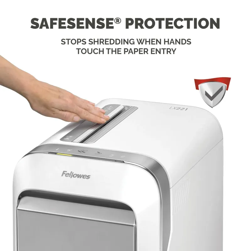 Shredder powershred lx221-white 5050501 fellowes