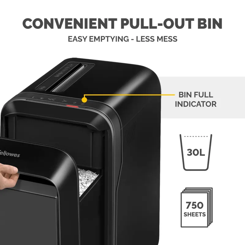 Shredder powershred lx220-black 5502601 fellowes