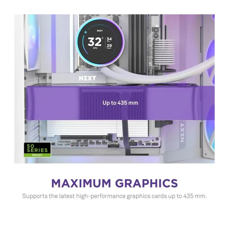 Case-NZXT-ATX-micro ATX-Mini-ITX-EATX-White-Midi Tower-PC-CM-H92FW-R1