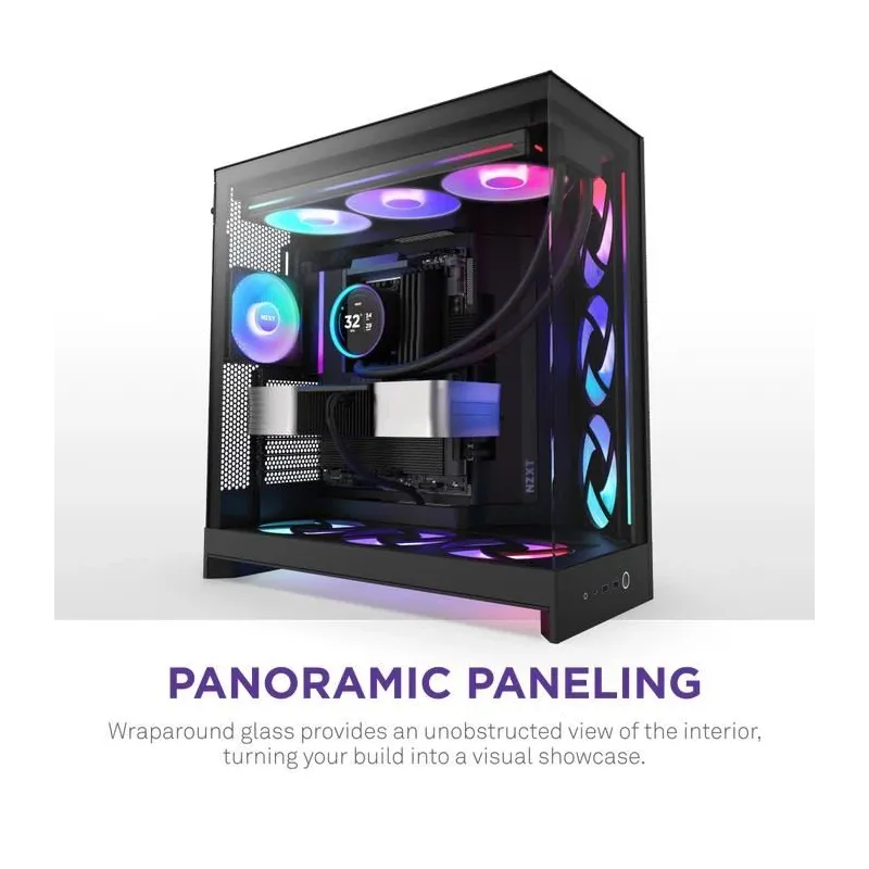 Case-NZXT-ATX-micro ATX-Mini-ITX-EATX-Black-Midi Tower-PC-CM-H92FB-R1
