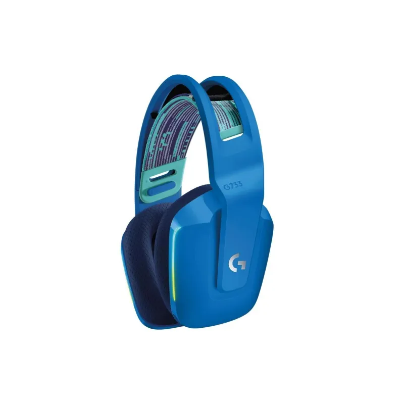 Žaidimų ausinės g733 wrl-mėlyna 981-000943 logitech
