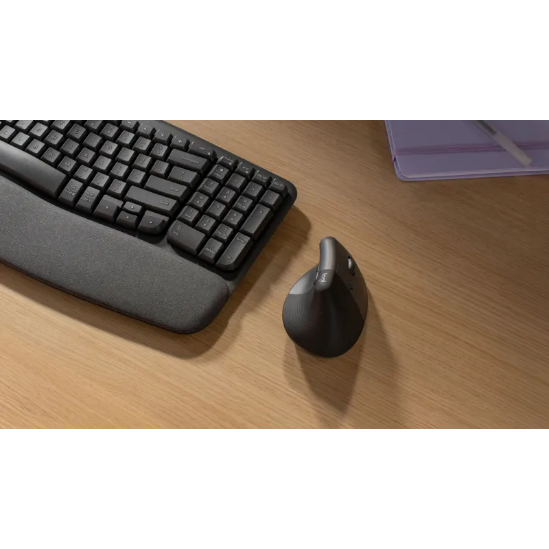 Mouse usb optical wrl lift ver-black 910-006473 logitech