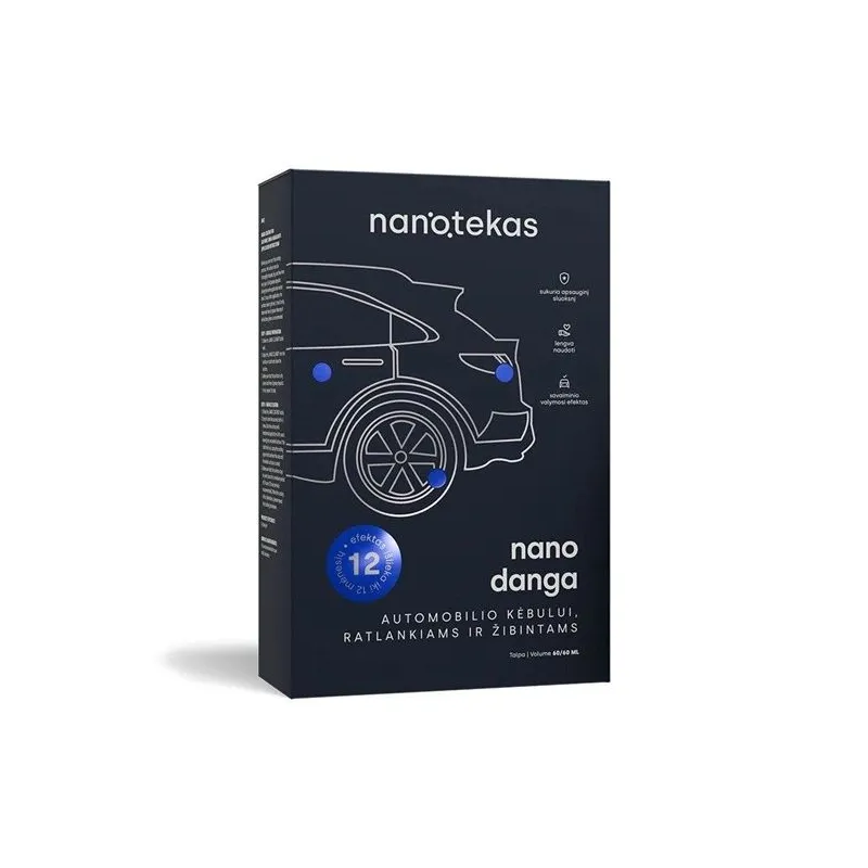 Automobilių Nano danga kėbului Nanotekas
