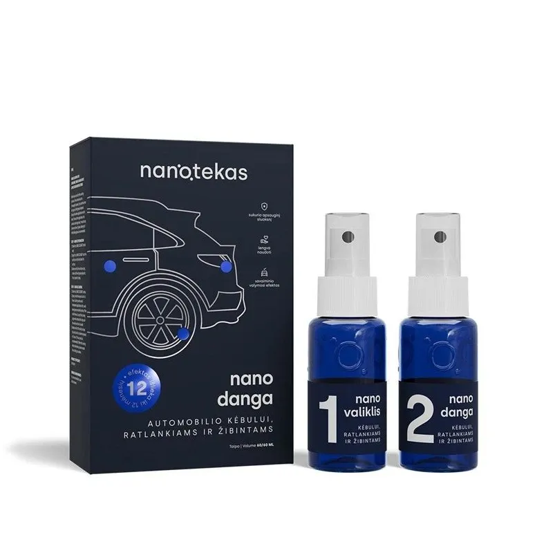 Automobilių Nano danga kėbului Nanotekas