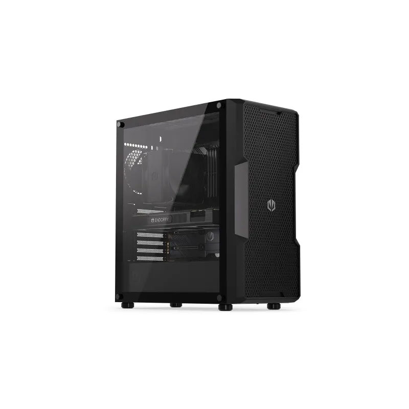 Case-ENDORFY-Regnum 400 Air-MidiTower-Case product features Transparent panel-Not included-ATX-MicroATX-MiniITX-Colour