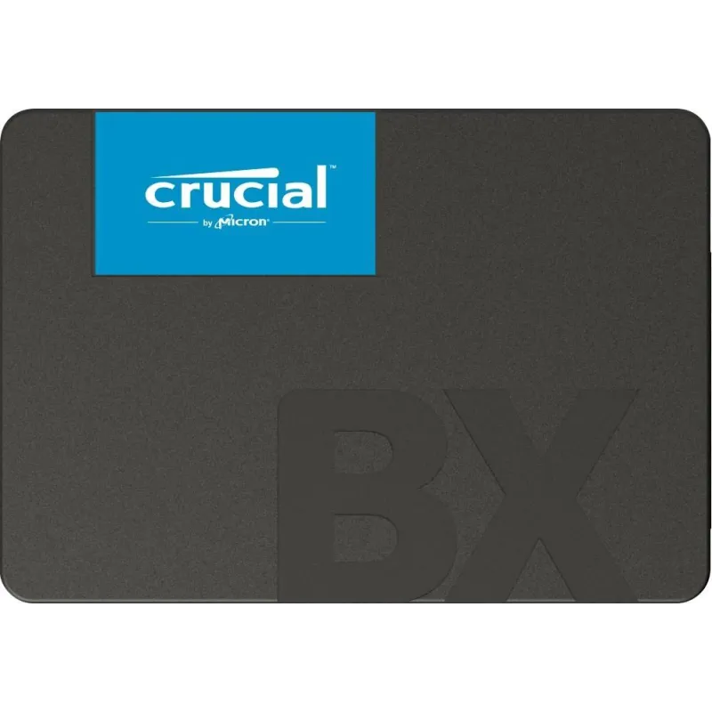 SSD-CRUCIAL-BX500-2TB-SATA 3.0-Write speed 500 MBytes-sec-Read speed 540 MBytes-sec-2,5-TBW 720 TB-MTBF 1500000