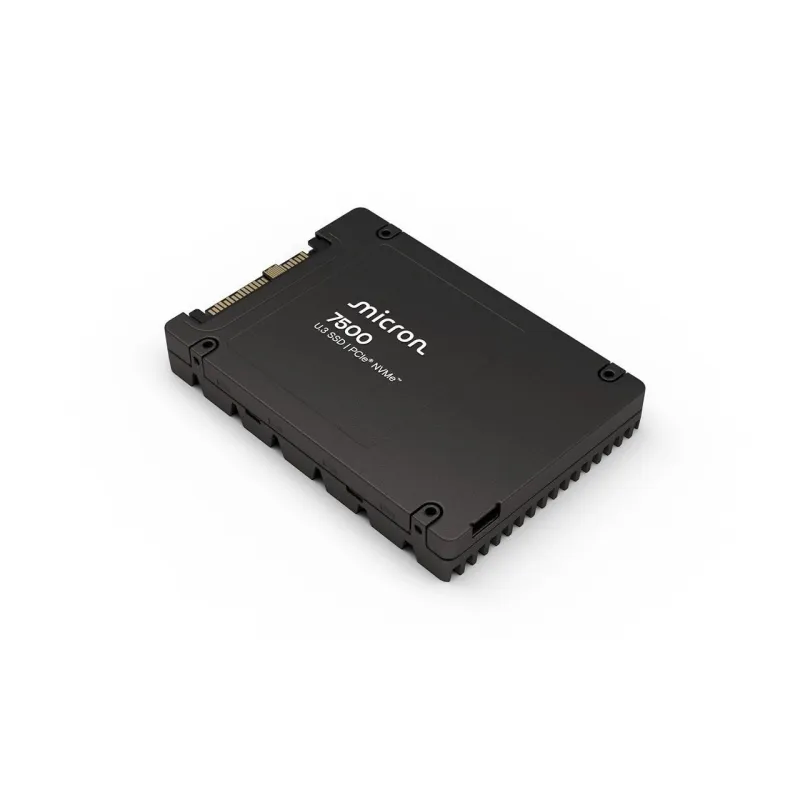SSD-MICRON-7500 PRO-960 GB-PCI Express 4.0-NVMe Yes-Write speed 1400 MB-s-Read speed 6800 MB-s-U.3-MTFDKCC960TGP-1BK1DABYYR