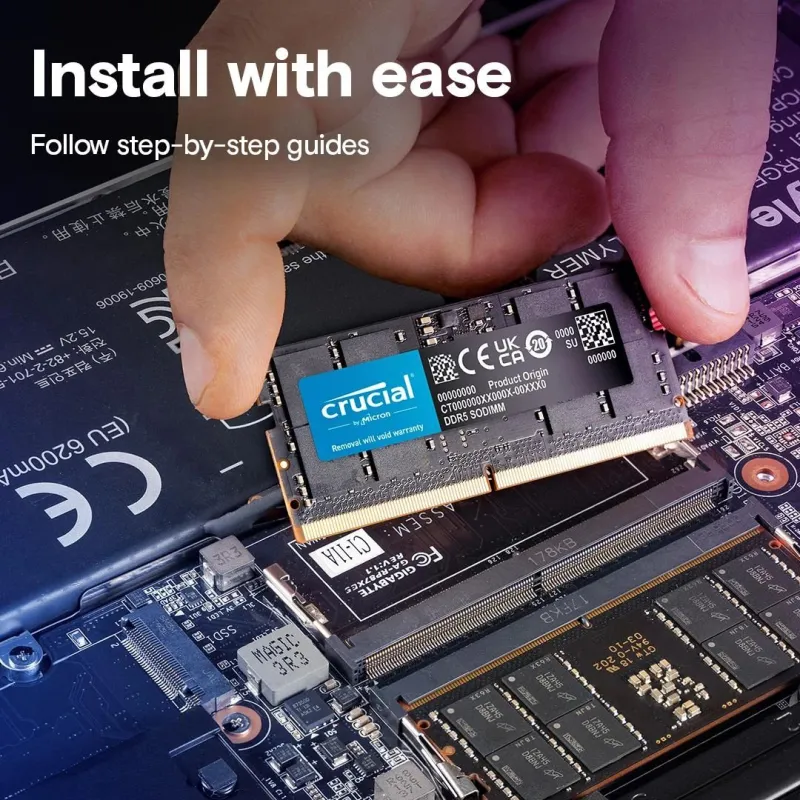 Nb memory 64gb ddr5-5600-so ct64g56c46s5 crucial