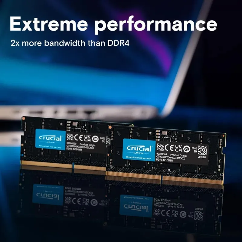 Nb memory 64gb ddr5-5600-so ct64g56c46s5 crucial
