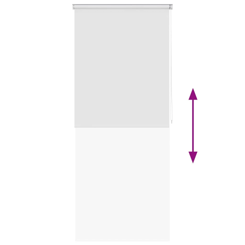vidaXL rullo žalūzija dušai, 80x240cm, balta