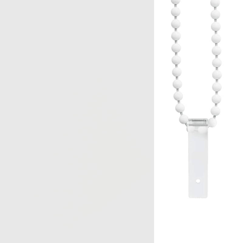 vidaXL rullo žalūzija dušai, 100x240 cm, balta