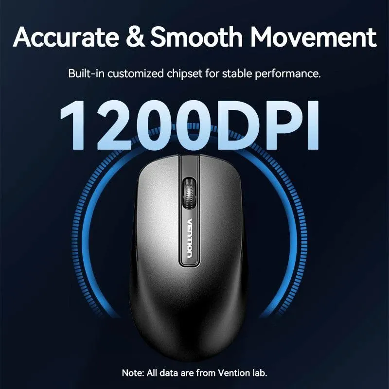 Mouse usb optical black-ktabg vention