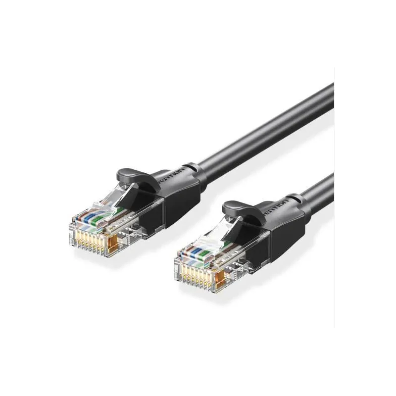 Patch cable cat.6 utp-1.5m black ibebg vention