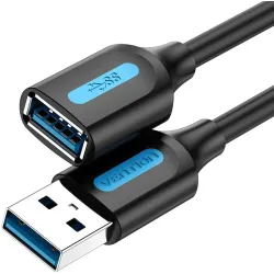 Cable usb3.0 male to female-1m black cbhbf vention