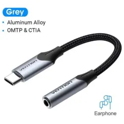 Adapter usb-c to audio 3.5mm-0.1m bgjha vention