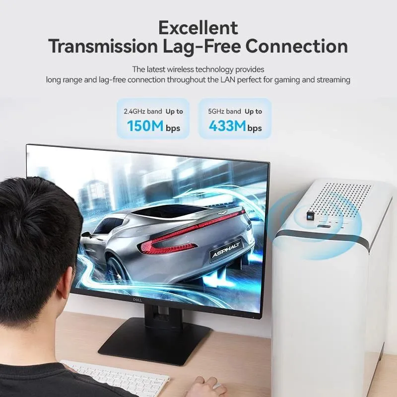 Wrl adapter usb 2.4g wi-fi-kdrb0 vention