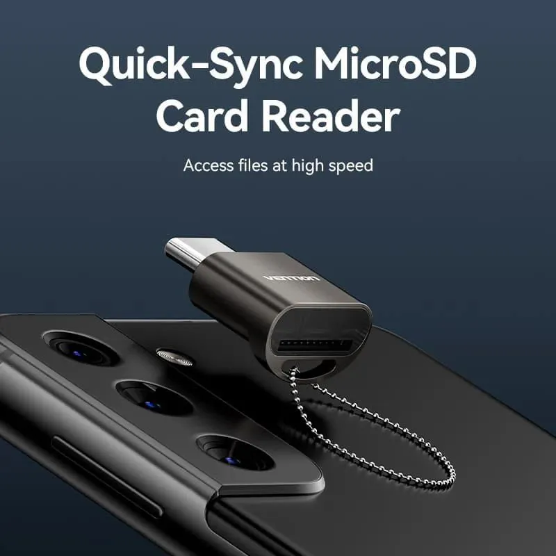 Memory reader usb-c-microsd clmh0 vention