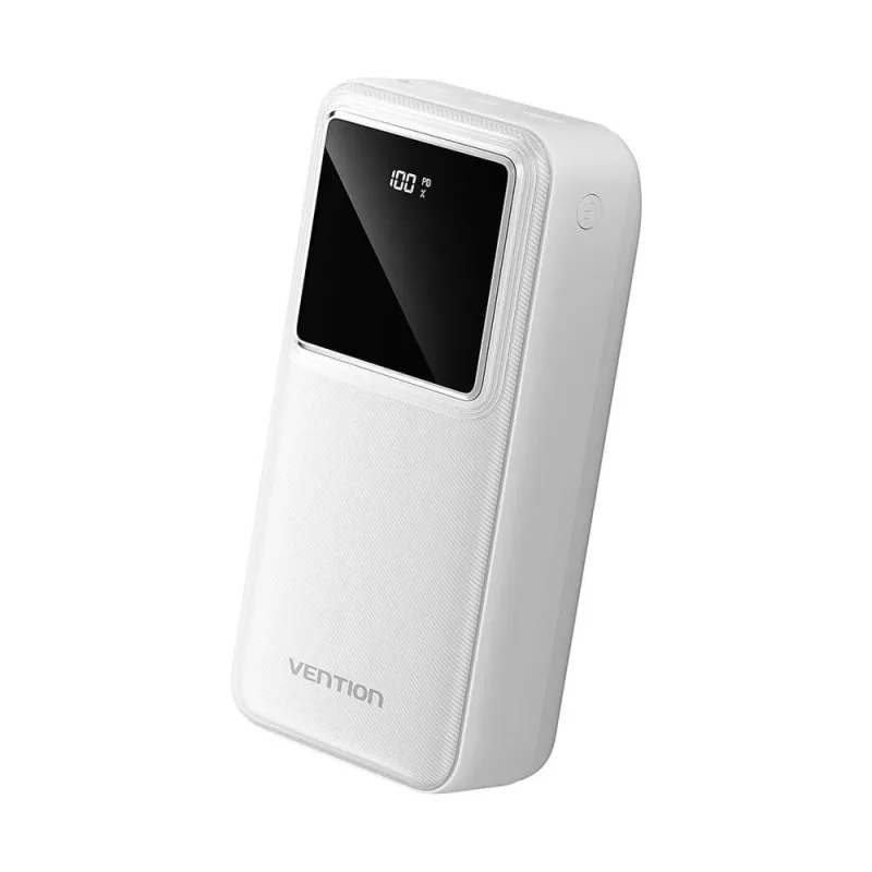 Power bank usb 30000mah 22.5w-white fhmw0 vention