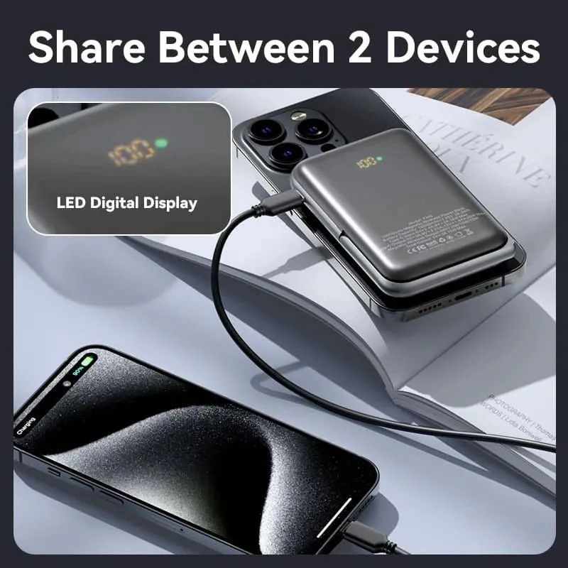 Power bank wrl 10000mah 20w-magnetic black fhnb0 vention