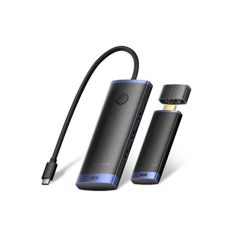 Nb acc docking station 6in1-usb-c 0.15m tpvbb vention