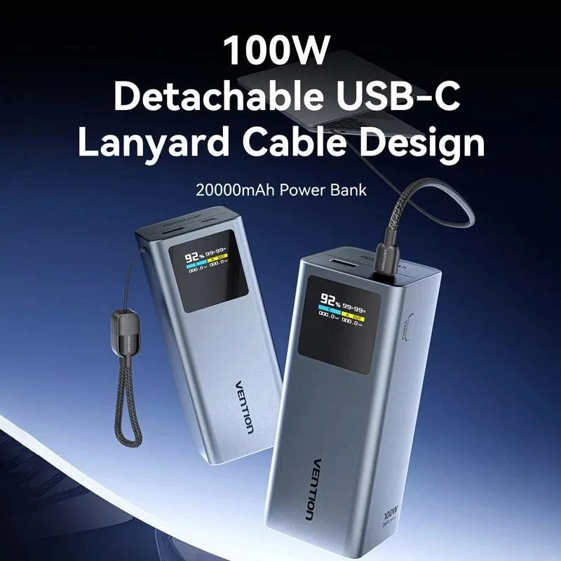 Power bank usb 20000mah 100w-fkch0 vention