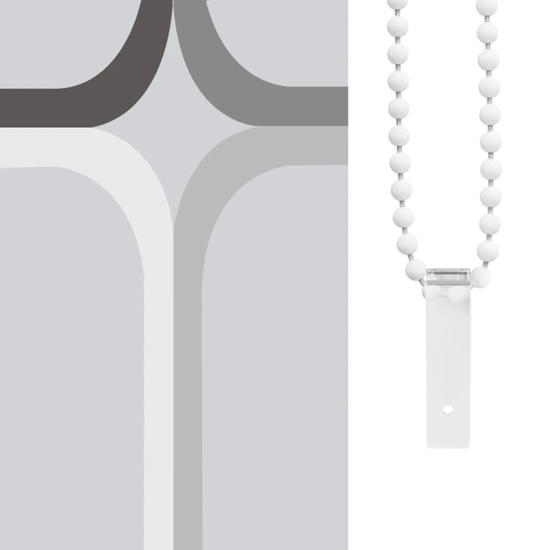 vidaXL rullo žalūzija dušai, 140x240 cm, ar kvadrātiem