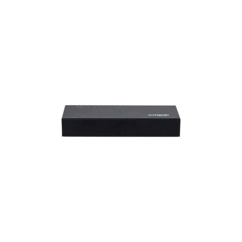Switch-DAHUA-SG1008-EUR-Switch type Unmanaged-Switch layer L2-8xRJ-45 ports-RJ-45 Ports Type Gigabit Ethernet