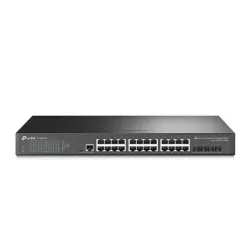 TP-LINK - 24-Port 10-100-1000Mbps Desktop Network Switch - SG3428X - Managed L2+ - Rackmountable - SFP+ ports quantity 4 - Power