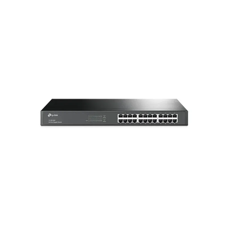 TP-LINK - 24-Port Gigabit Rackmount Switch - TL-SG1024 - Unmanaged - Rackmountable