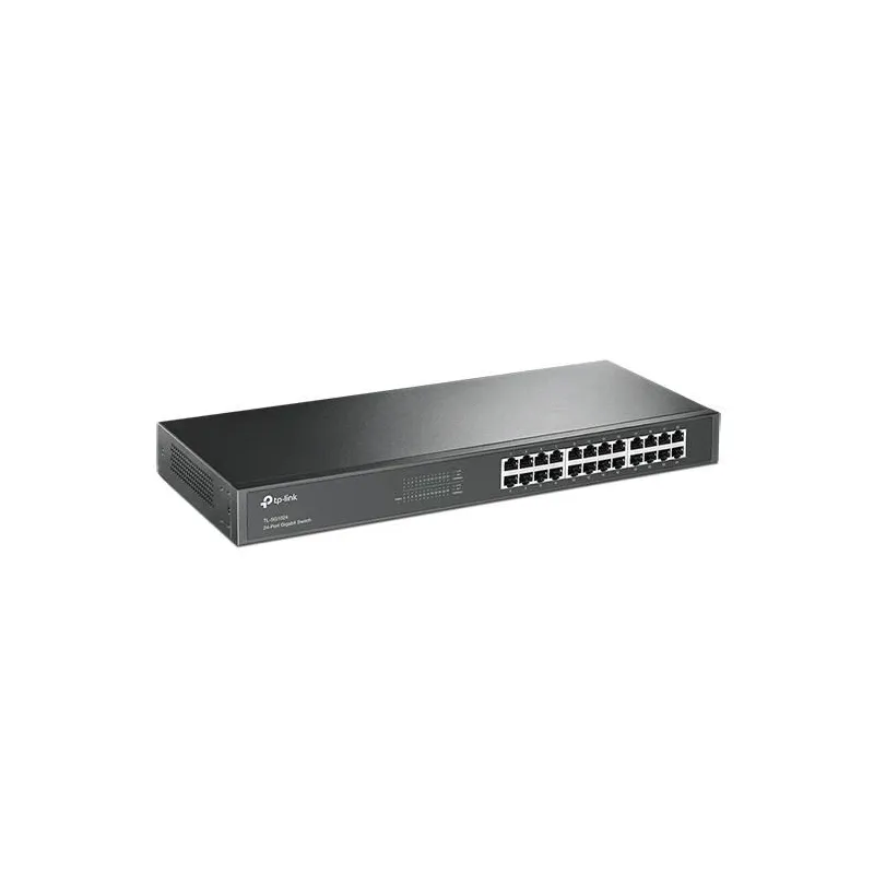 TP-LINK - 24-Port Gigabit Rackmount Switch - TL-SG1024 - Unmanaged - Rackmountable