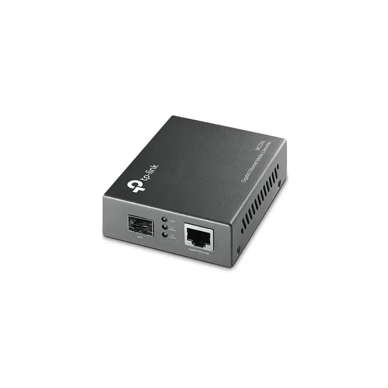 TP-LINK - Gigabit Ethernet Media Converter - MC220L - Gigabit SFP port - 10-100-1000M RJ45 port ,Auto MDI-MDIX,