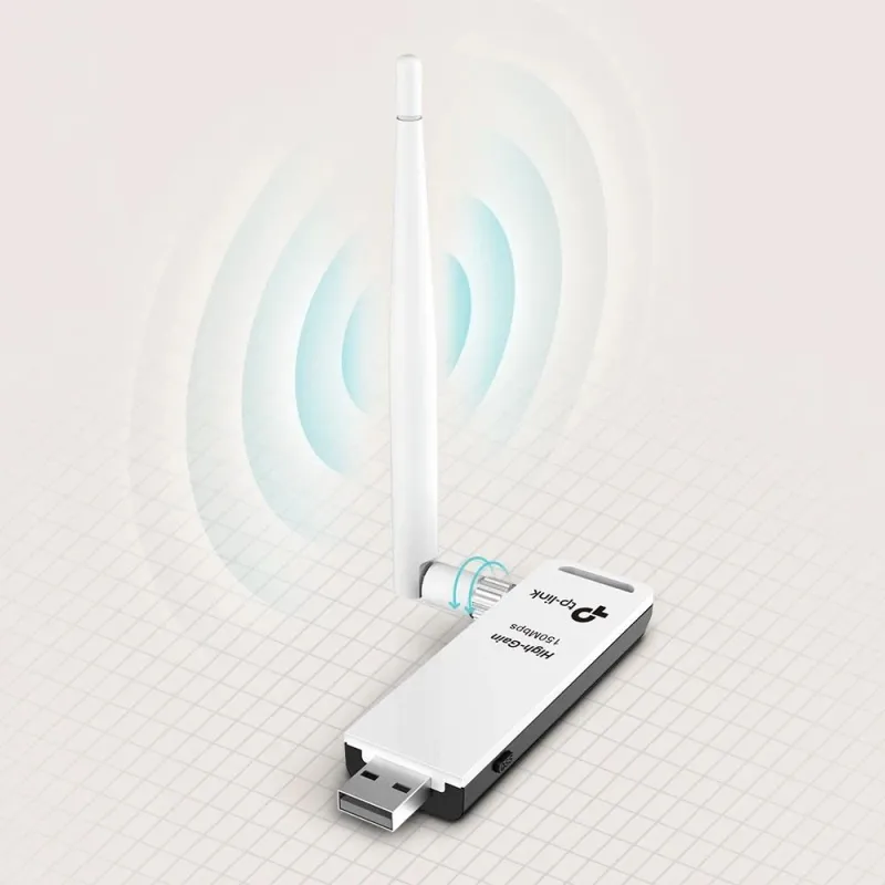 Wrl adapter 150mbps usb high-gain tl-wn722n tp-link