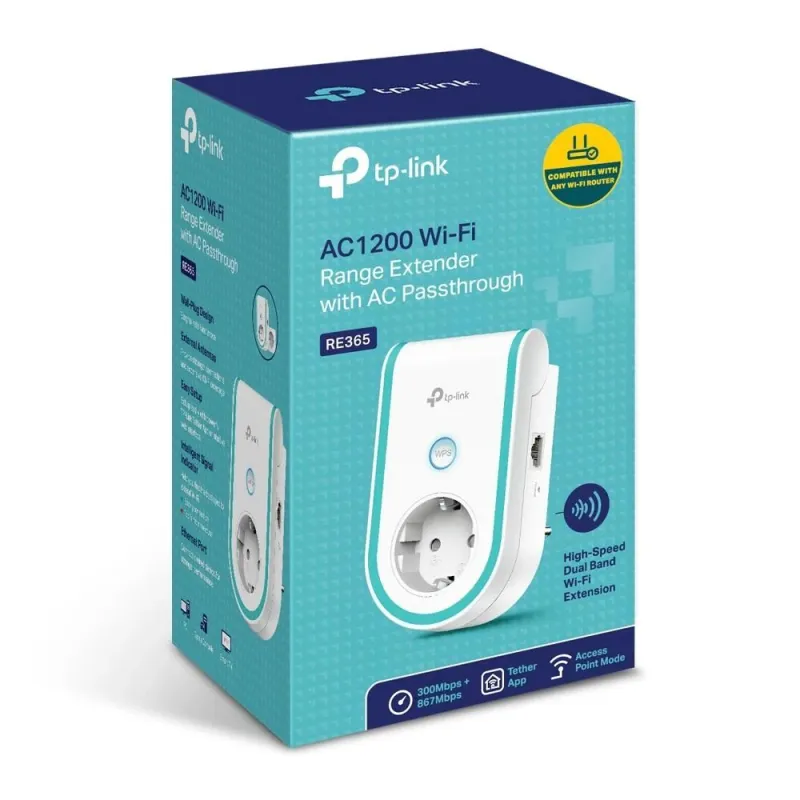 Wrl range extender 1200mbps-re365 tp-link