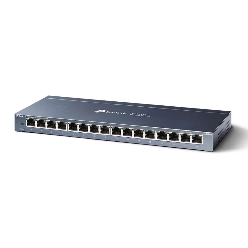 TP-LINK - 16-Port Gigabit Switch - TL-SG116 - Unmanaged - Desktop