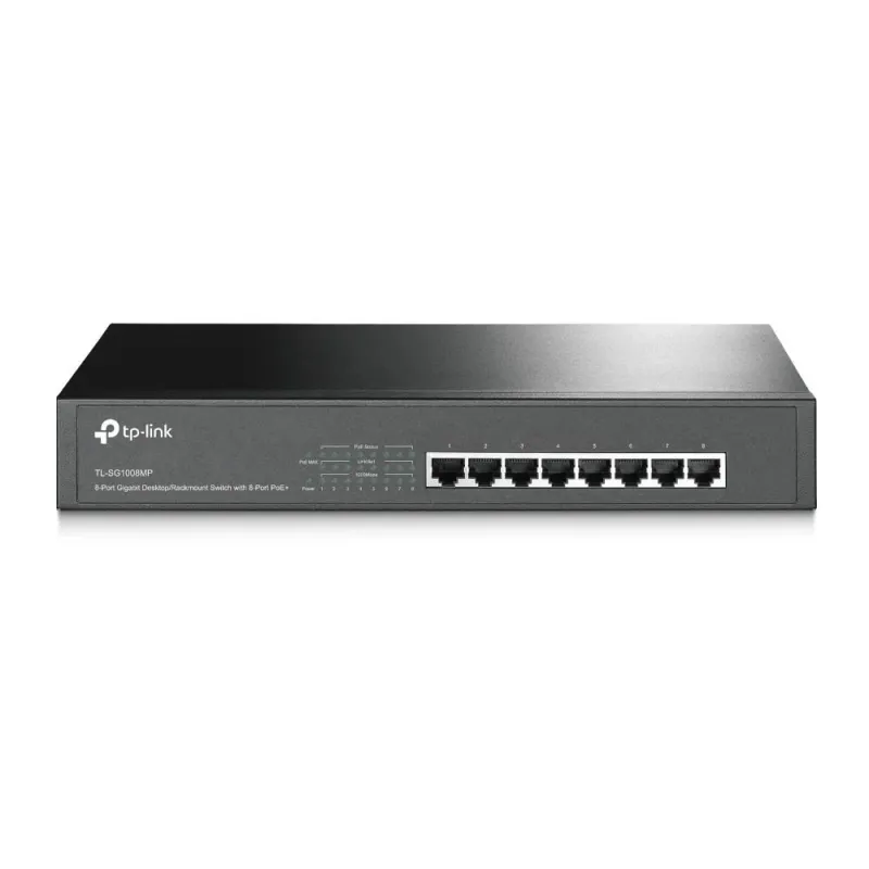 Switch-TP-LINK-TL-SG1008MP-PoE+ ports 8-TL-SG1008MP