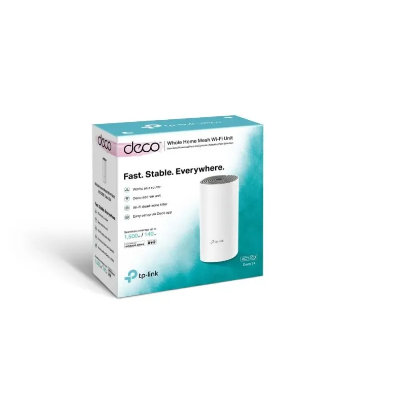 Wireless Router-TP-LINK-Wireless Router-1167 Mbps-Mesh-IEEE 802.11ac-LAN \\ WAN ports 2-Number of antennas 2-DECOE4,1-PACK,