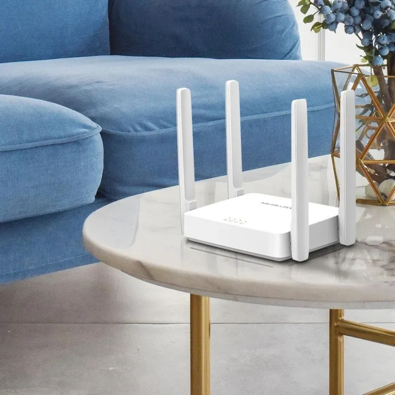 AC1200 Wireless Dual Band Router - AC10 - 802.11ac - 300+867 Mbit-s - 10-100 Mbit-s - Ethernet LAN ,RJ-45, ports 2 - Mesh