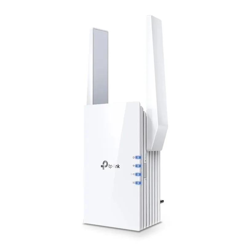 TP-LINK - Extender - RE505X - 802.11ax - 2.4GHz-5GHz - 300+1200 Mbit-s - 10-100-1000 Mbit-s - Ethernet LAN ,RJ-45, ports 1 -
