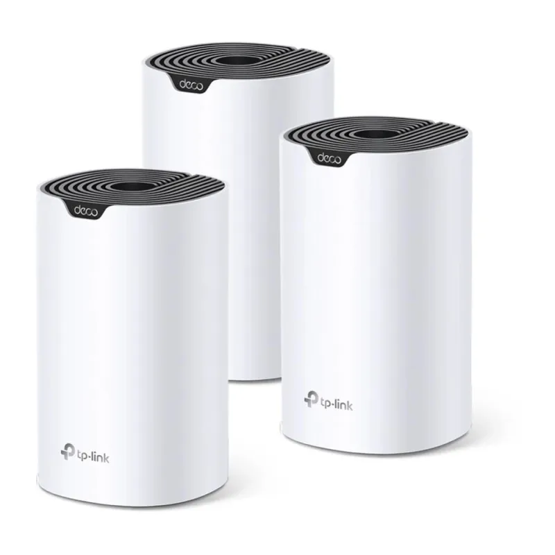 Wireless Router-TP-LINK-3-pack-1167 Mbps-Mesh-LAN \\ WAN ports 2-Number of antennas 2-DECOS4,3-PACK,
