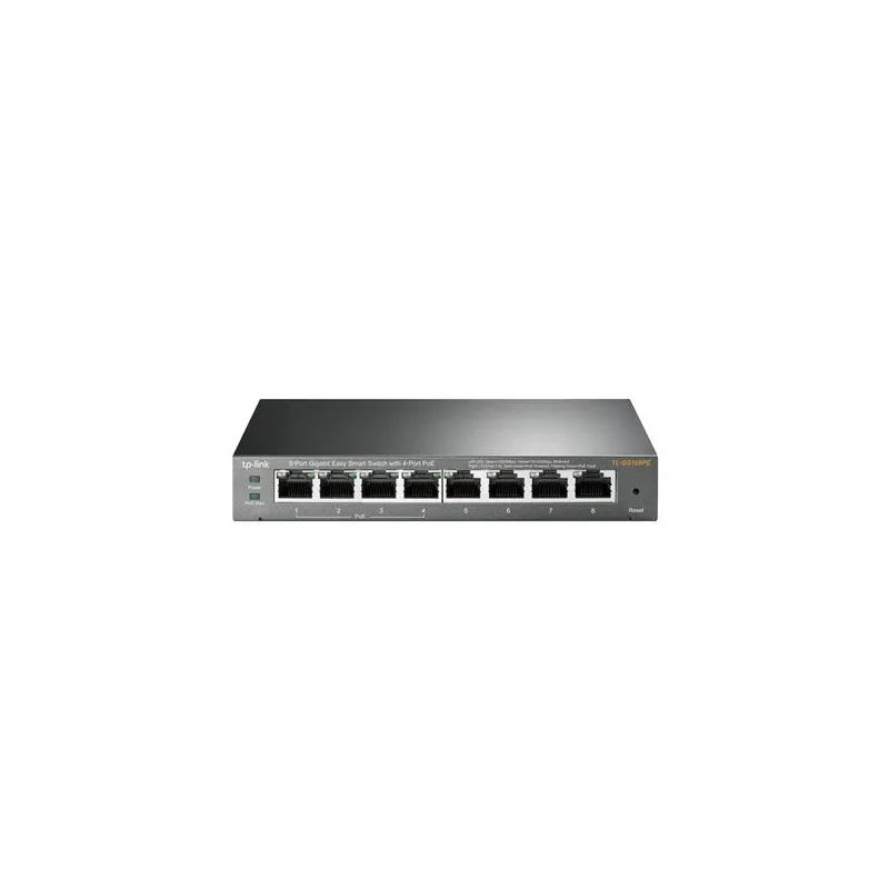 Switch-TP-LINK-PoE ports 4-TL-SG108PE