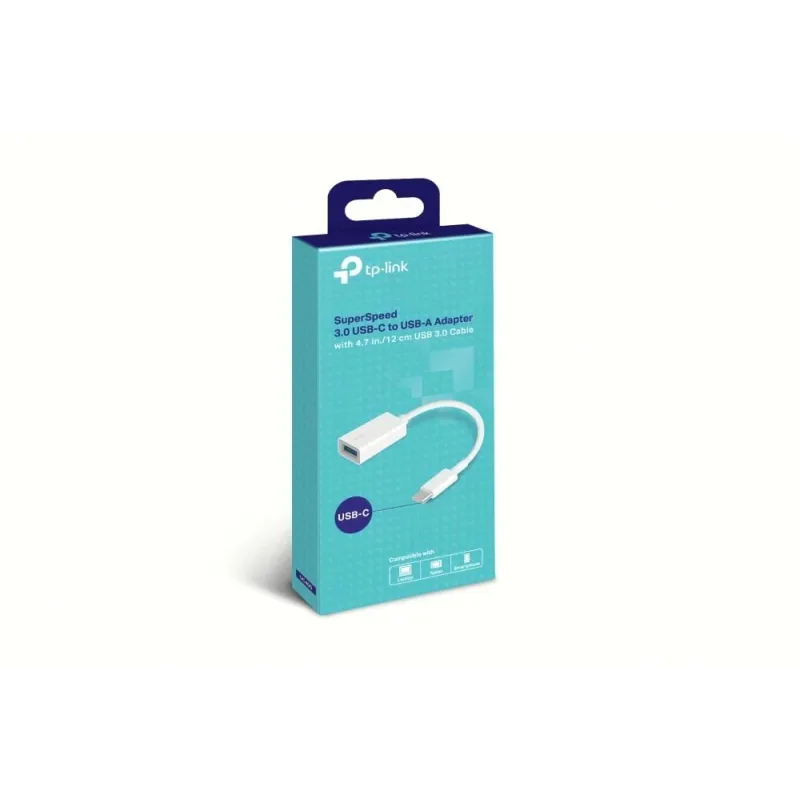 TP-LINK - USB-C to USB 3.0 Adapter - UC400 - 3.0 USB-A - Adapter