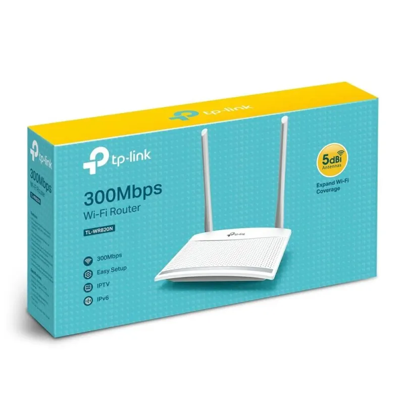 Wireless Router-TP-LINK-Wireless Router-300 Mbps-Number of antennas 2-TL-WR820N