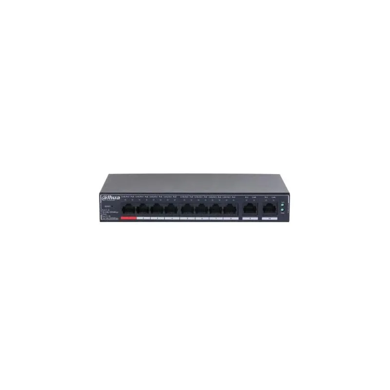 Switch-DAHUA-DH-SG4010P-Switch layer L2-10xRJ-45 ports-RJ-45 Ports Type Gigabit Ethernet ,10-100-1000,-8xPower over Ethernet