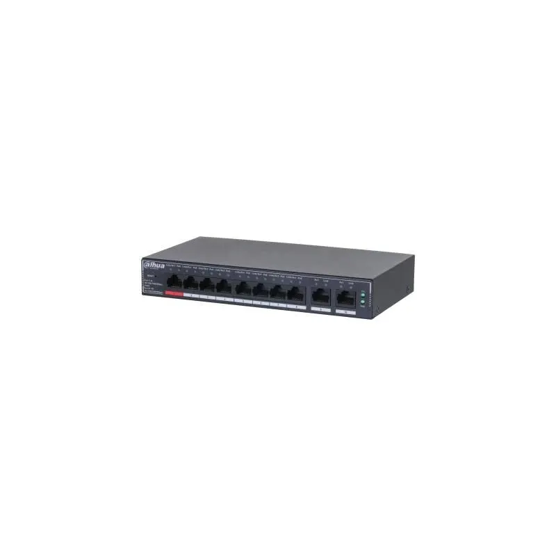 Switch-DAHUA-DH-SG4010P-Switch layer L2-10xRJ-45 ports-RJ-45 Ports Type Gigabit Ethernet ,10-100-1000,-8xPower over Ethernet