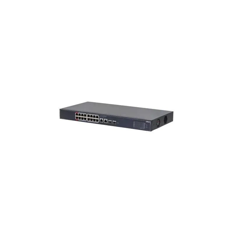 Switch-DAHUA-DH-SG4020LP-Switch layer L2-16xRJ-45 ports-RJ-45 Ports Type Gigabit Ethernet ,10-100-1000,-2xGigabit Ethernet