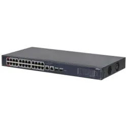 Switch-DAHUA-DH-SG4028LP-26xGigabit Ethernet ,copper, ports quantity-2xSFP module slots quantity-4xPower over Ethernet ,PoE,