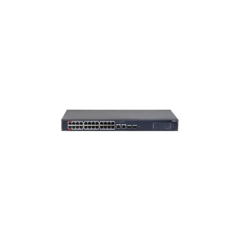 Switch-DAHUA-DH-SG4028LP-26xGigabit Ethernet ,copper, ports quantity-2xSFP module slots quantity-4xPower over Ethernet ,PoE,